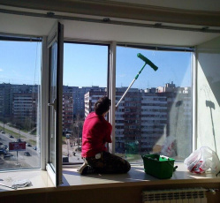 Мытье окон в однокомнатной квартире Люберцы